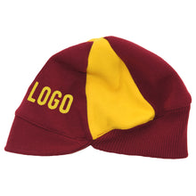 Load image into Gallery viewer, Grenade yellow wollen cap customised with your own lettering