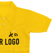 Carica l'immagine nel visualizzatore di Gallery, Maglia Gialla collo all'italiana personalizzabile