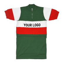 Load image into Gallery viewer, Italy national team jersey at the Tour de France customised with your own lettering 

