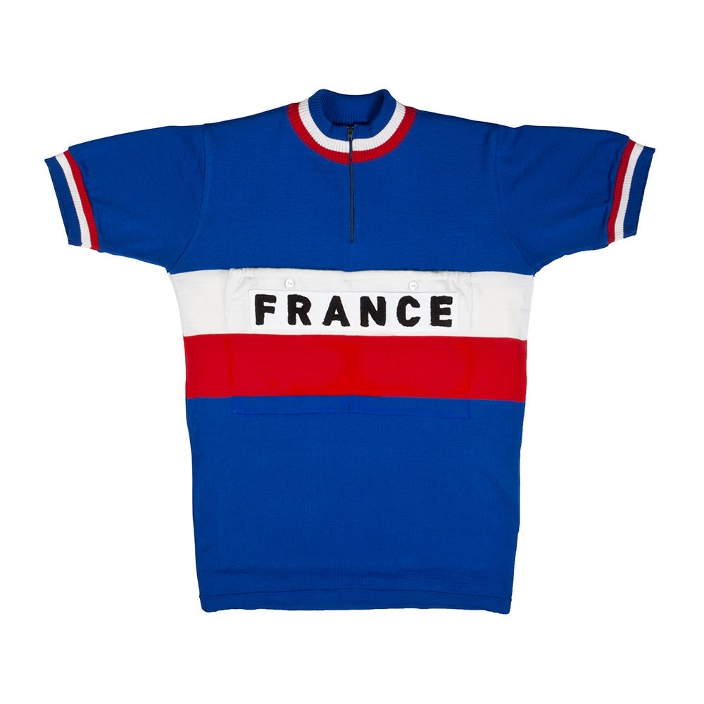 France national team jersey at the Tour de France