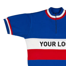Load image into Gallery viewer, France national team jersey at the Tour de France customised with your own lettering
