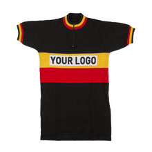 Load image into Gallery viewer, Belgium national team jersey at the Tour de France customised with your own lettering

