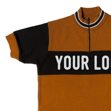 Load image into Gallery viewer, Tre Cime di Lavaredo jersey customised with your own lettering
