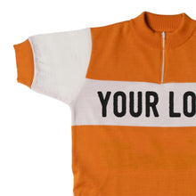Load image into Gallery viewer, Col de Menté jersey customised with your own lettering