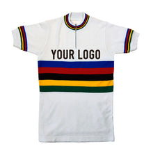 Load image into Gallery viewer, Rainbow jersey customised with your own lettering
