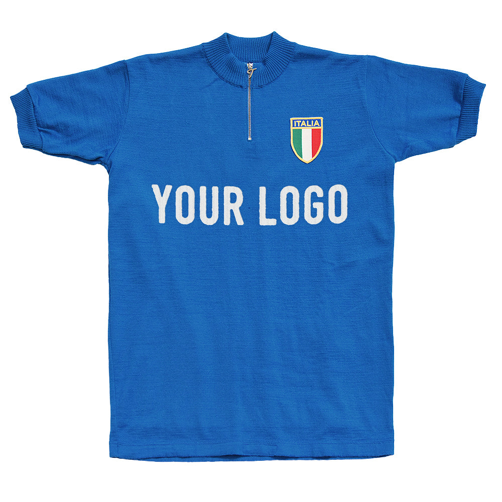Italy national team jersey at the World championship customised with your own lettering