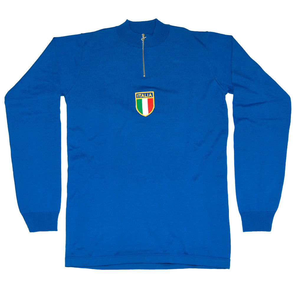 long-sleeved Italy national team jersey at the World championship