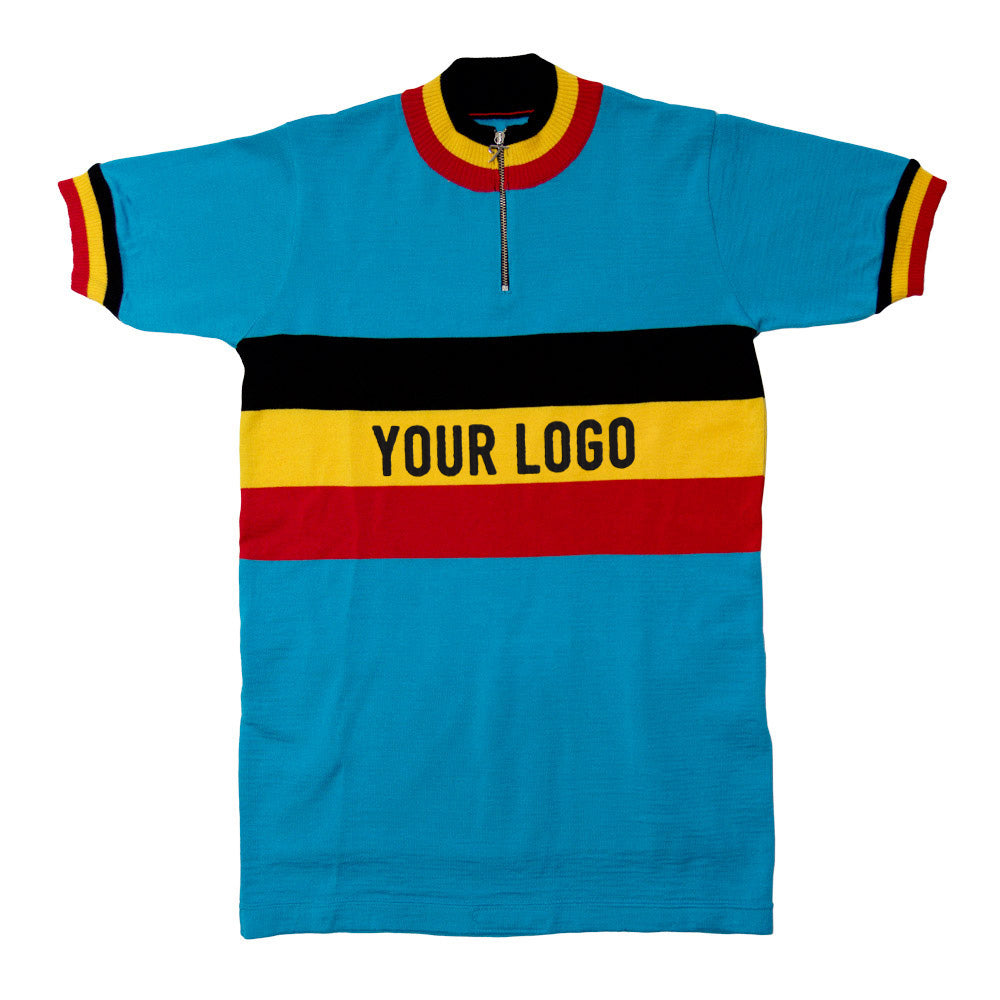Belgium national team jersey at the World championship customised with your own lettering