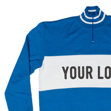 Load image into Gallery viewer, Giro Lombardia lightweight training jumper customised with your own lettering