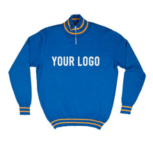 Load image into Gallery viewer, Freccia Vallone lightweight training jumper customised with your own lettering
