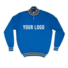 Load image into Gallery viewer, Freccia Vallone lightweight training jumper customised with your own lettering