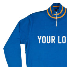 Load image into Gallery viewer, Freccia Vallone lightweight training jumper customised with your own lettering
