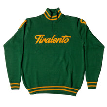 Load image into Gallery viewer, Roubaix heavyweight training jumper customised with Tiralento lettering
