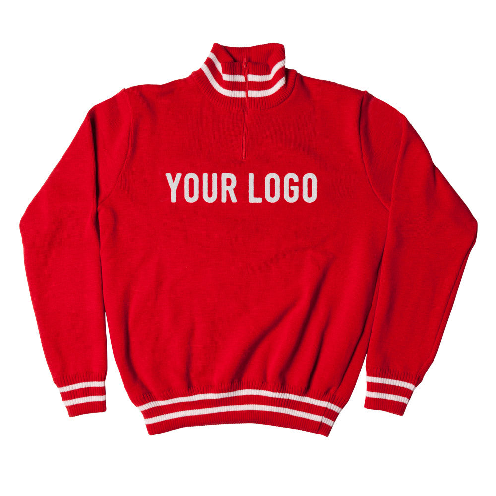 Het Volk heavyweight training jumper customised with your own lettering