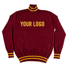 Load image into Gallery viewer, Bordeaux-Paris lightweight training jumper customised with your own lettering