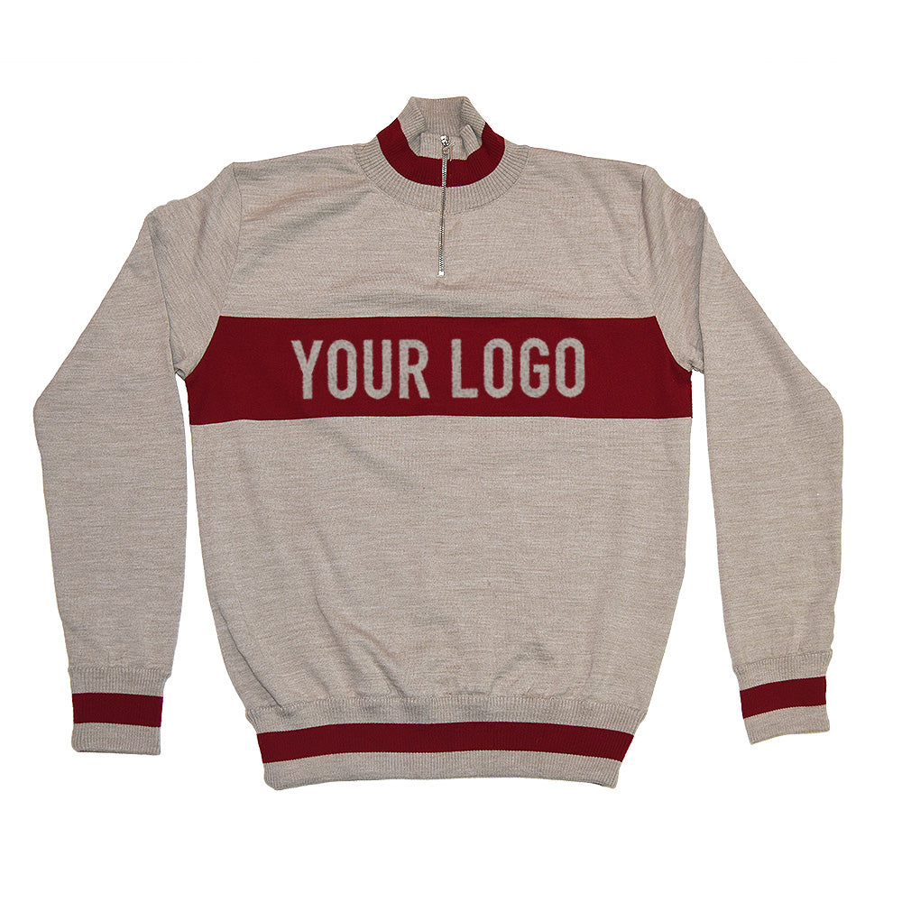 Gran Premio Lugano lightweight training jumper customised with your own lettering