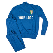 Load image into Gallery viewer, Italy national team tracksuit customised with your own lettering
