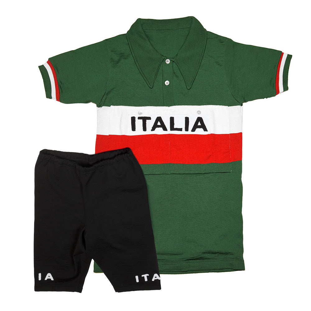 Italy national team set at the Tour de France collar jersey