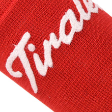 Charger l'image dans la galerie, Couvre-bidons rouge personalisable avec les caracteres Tiralento