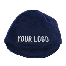 Load image into Gallery viewer, Blue woolen cap customised with your own lettering