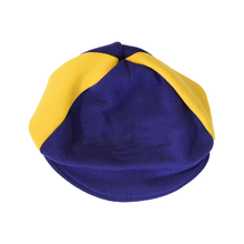 Load image into Gallery viewer, Purple yellow woolen cap