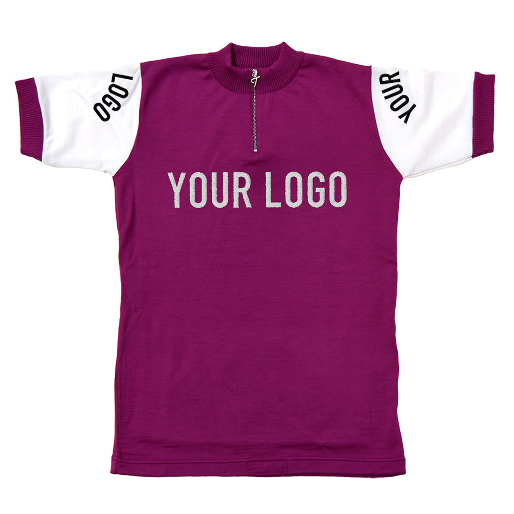 Cyclamen jersey customised with your own lettering