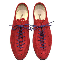 Load image into Gallery viewer, Walking shoes in red suede