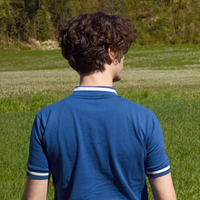 Load image into Gallery viewer, Light blue rest jersey customised with your own lettering