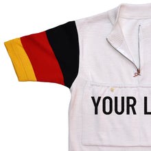 Charger l'image dans la galerie, Maillot de l’équipe nationale belge sur le Tour de France 1967 personalisable avec vos propes caracteres
