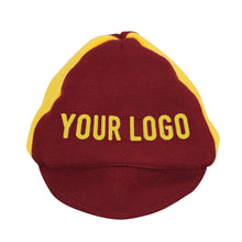 Load image into Gallery viewer, Grenade yellow wollen cap customised with your own lettering

