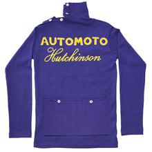 Carica l&#39;immagine nel visualizzatore di Gallery, Maglia Automoto viola 1926 a manica lunga
