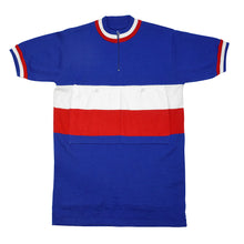 Load image into Gallery viewer, France national team jersey at the Tour de France without any lettering

