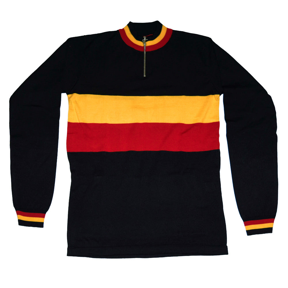long-sleeved Belgium national team jersey at the Tour de France