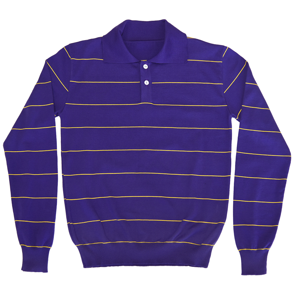 Purple long-sleeved rest jersey