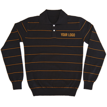 Charger l&#39;image dans la galerie, Maillot de repos noire à manches longues personnalisable avec vos propes caracteres
