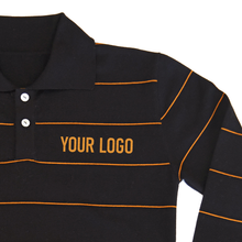 Charger l&#39;image dans la galerie, Maillot de repos noire à manches longues personnalisable avec vos propes caracteres
