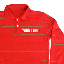 Load image into Gallery viewer, Red long-sleeved rest jersey customised with your own lettering
