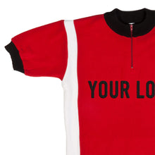 Load image into Gallery viewer, Tourmalet jersey customised with your own lettering
