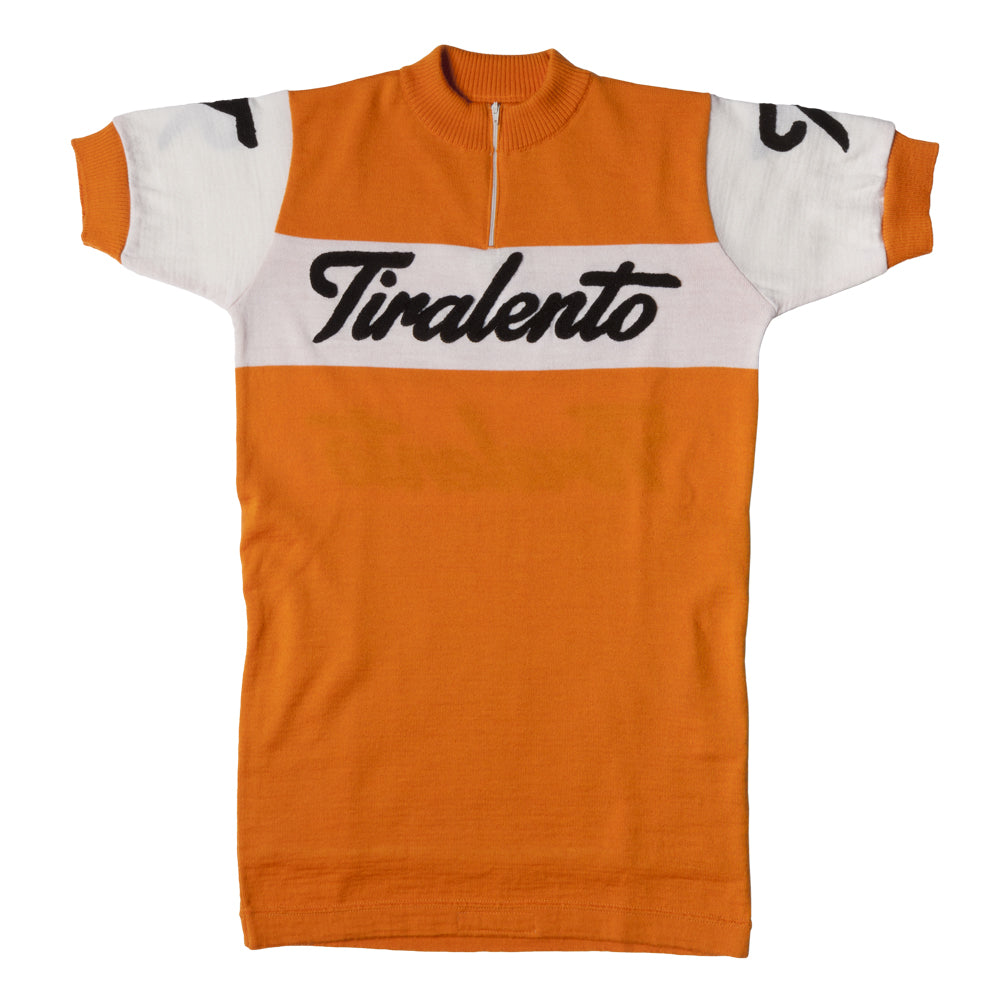 Col de Menté jersey customised with Tiralento lettering