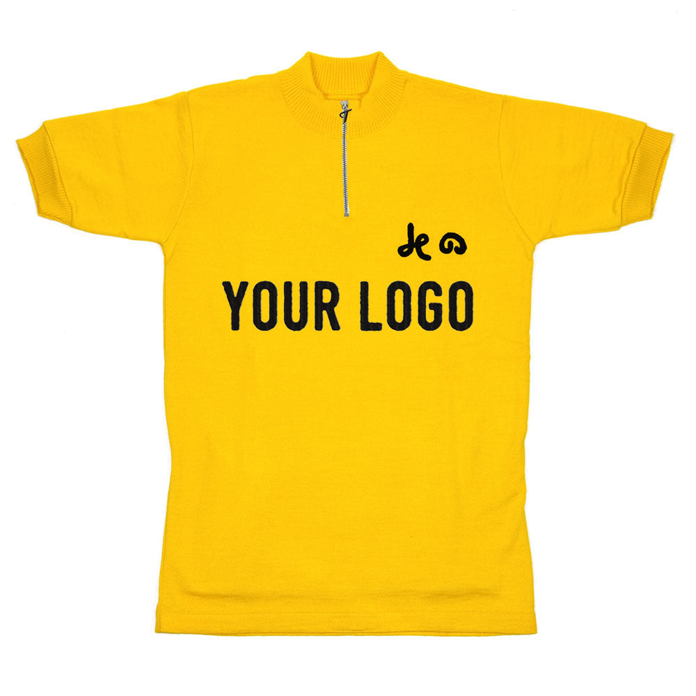 Yellow Jersey customised with your own lettering