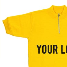 Load image into Gallery viewer, Yellow Jersey customised with your own lettering
