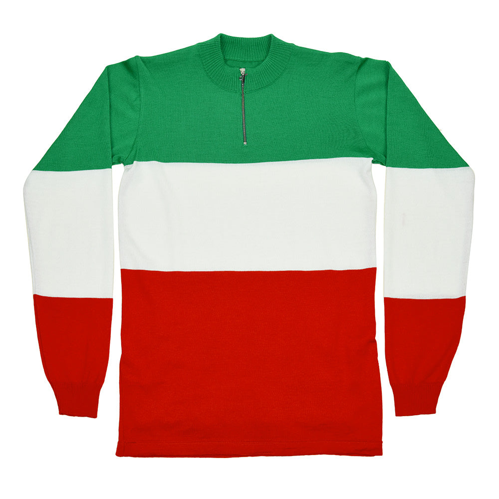 long-sleeved Italy national team jersey at the Tour de France