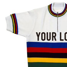 Charger l&#39;image dans la galerie, Maillot arc-en-ciel personalisable avec vos propes caracteres
