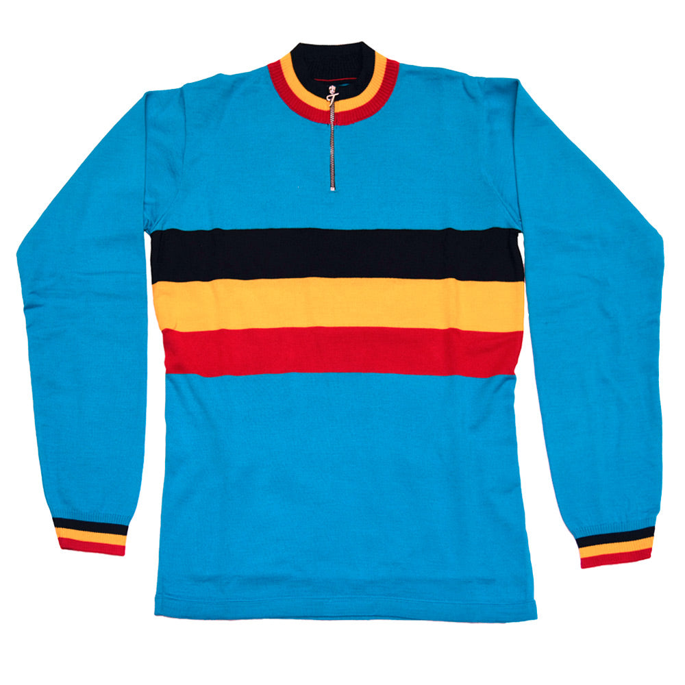 long-sleeved Belgium national team jersey at the World championship