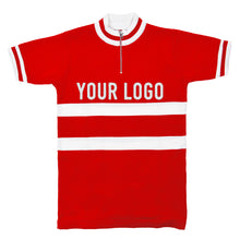 Load image into Gallery viewer, Denmark national team jersey at the World championship customised with your own lettering

