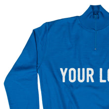 Load image into Gallery viewer, Italy national team lightweight training jumper customised with your own lettering
