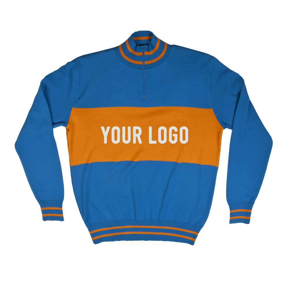 Milano-Sanremo lightweight training jumper customised with your own lettering