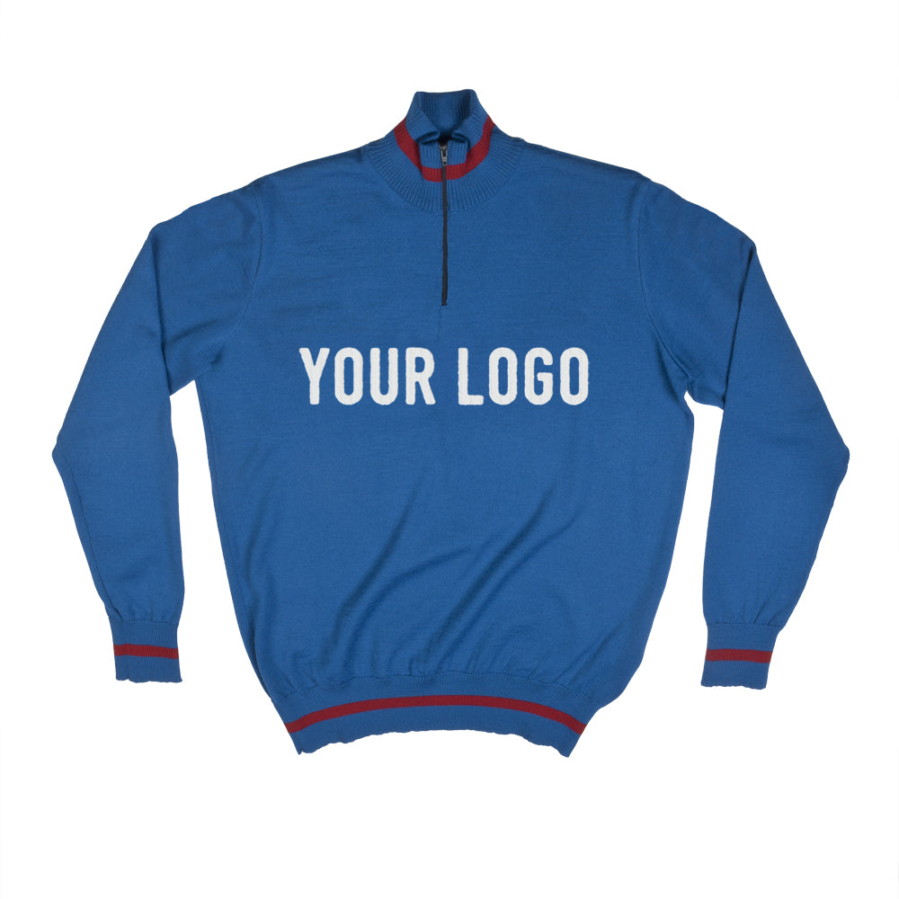 Giro Fiandre lightweight training jumper customised with your own lettering