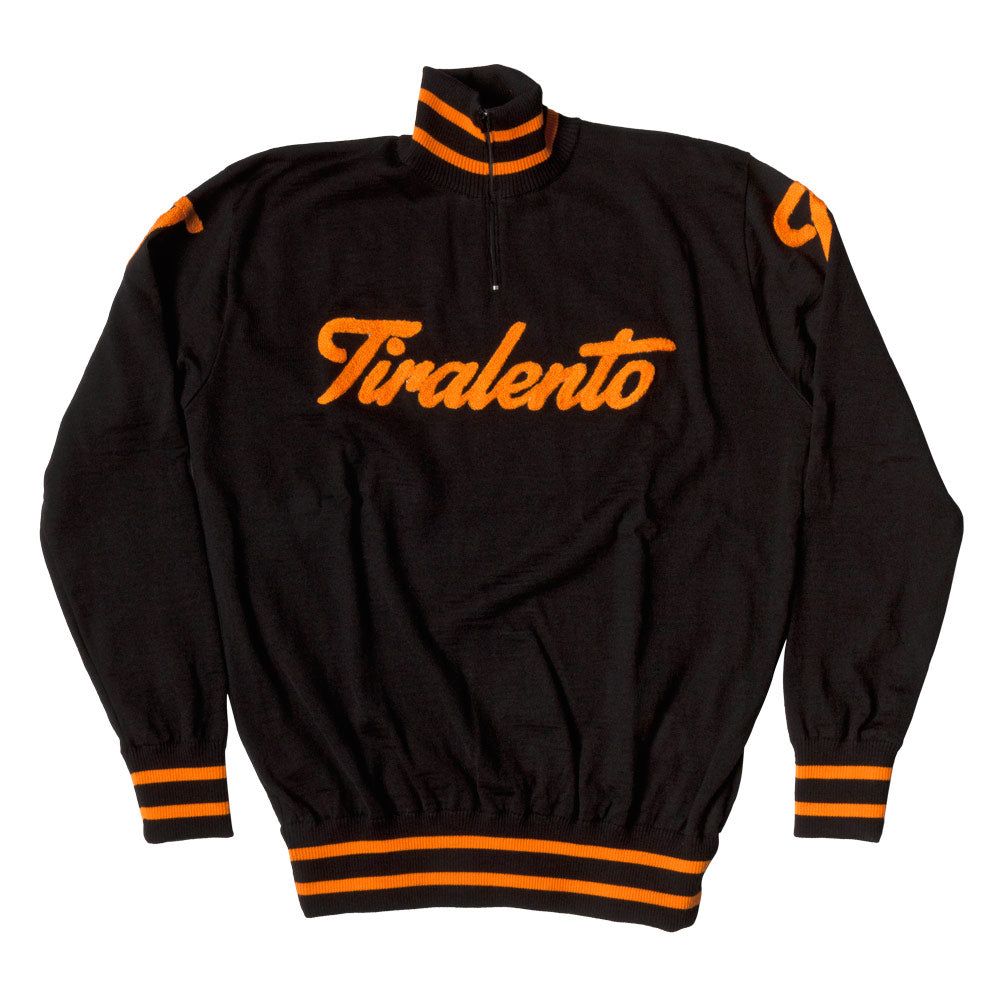 Amstel Gold Race lightweight training jumper customised with Tiralento lettering