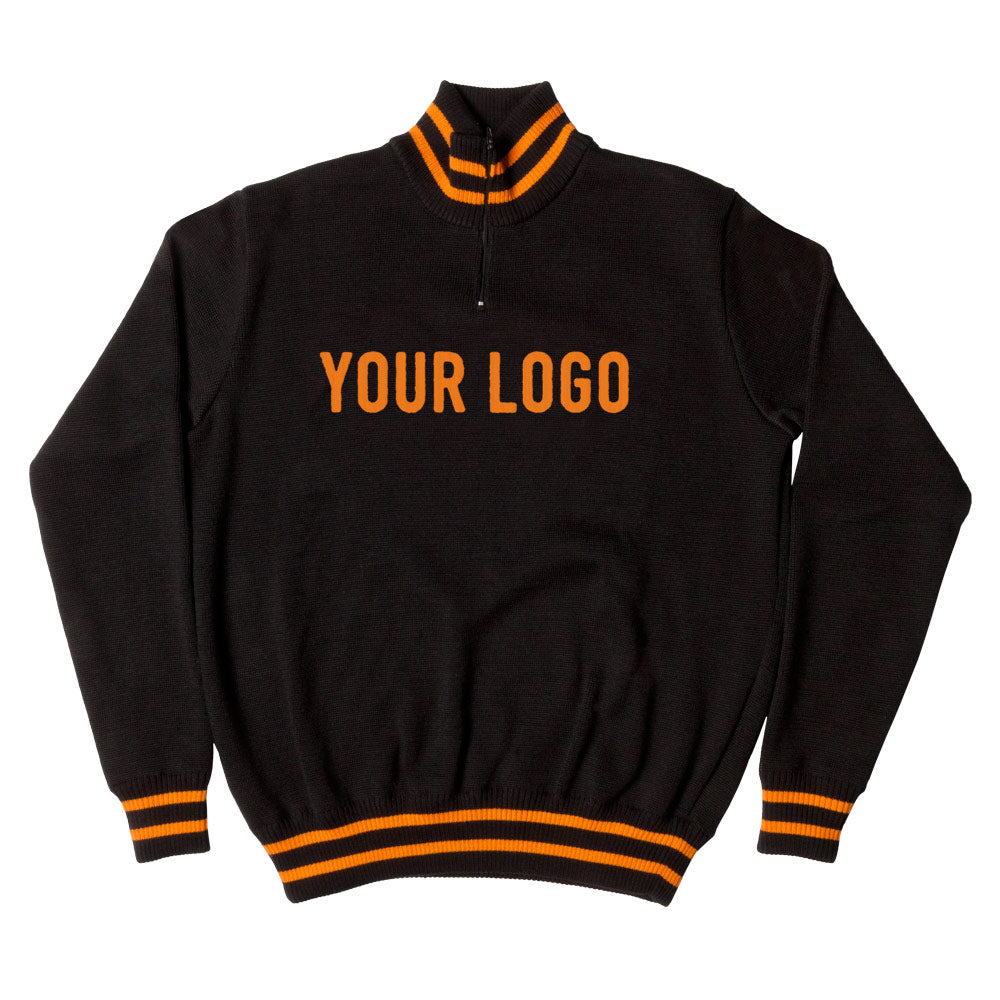Amstel Gold Race heavyweight training jumper customised with your own lettering